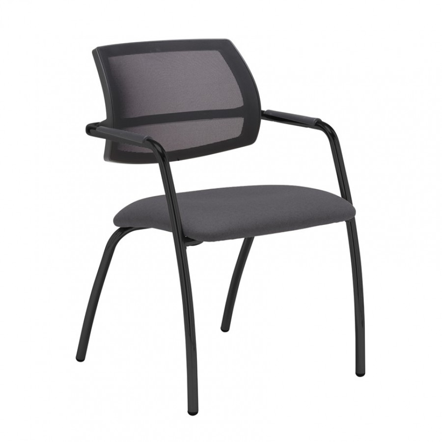 Tuba Mesh Back 4 Leg Visitor Chair